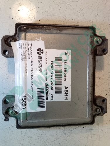 VAUXHALL CORSA D 1.2 ECU ENGINE CONTROL UNIT A12XER RESET