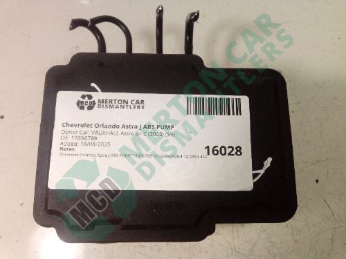 Chevrolet Orlando Astra J ABS PUMP
