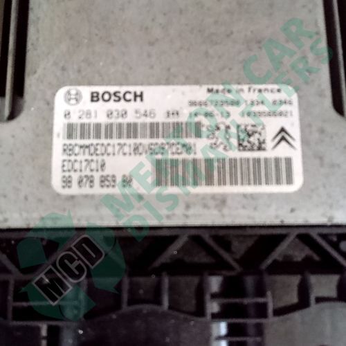 CITROEN BERLINGO / PEUGEOT PARTNER 2015 MK2 ECU