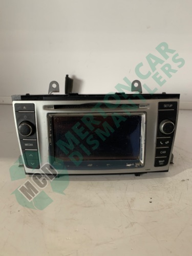TOYOTA Avensis 2008-18 Sat Nav Display Screen CD RADIO STEREO PLAYER