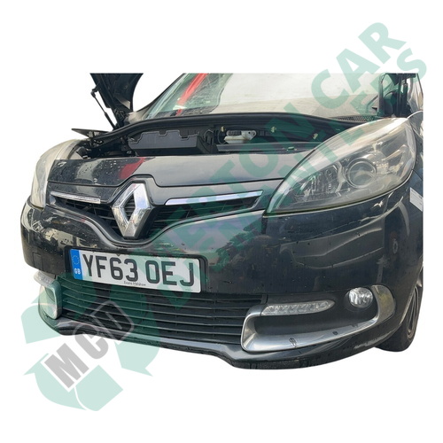 RENAULT GRAND SCENIC 2013 FACELIFT MK4 BLACK COMPLETE FRONT BUMPER