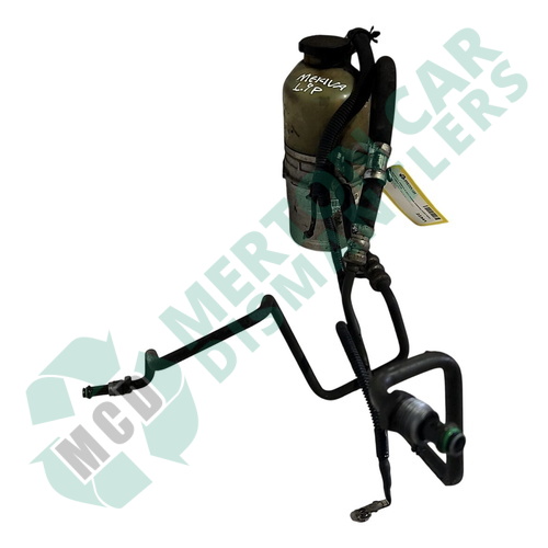 VAUXHALL MERIVA B 2013 POWER STEERING PUMP WITH PIPES GREEN TYPE
