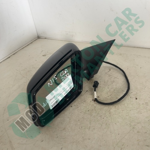 MERCEDES CLA 2013 - 16 BLACK Wing Door Mirror Left Side Power Fold