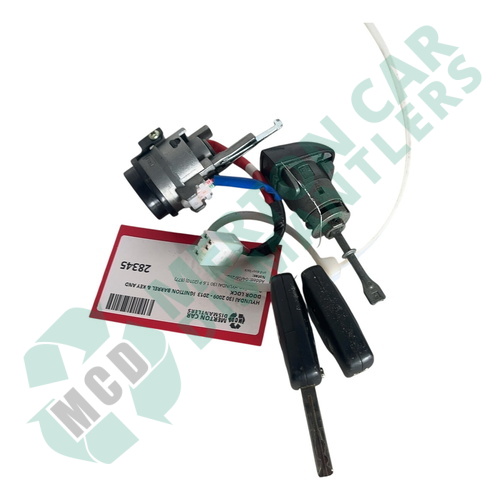 HYUNDAI I30 2009 - 2013  IGNITION BARREL & KEY AND DOOR LOCK