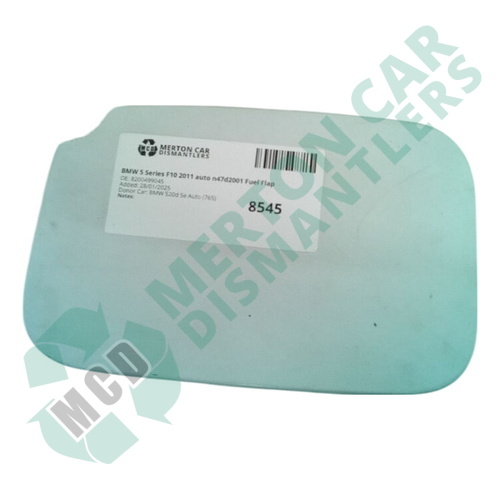 BMW 5 Series F10 2011 auto n47d2001 Fuel Flap