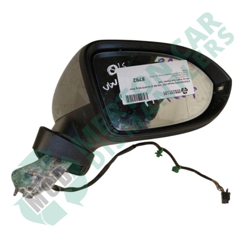 VOLKSWAGEN Passat 3G2, 3G5 B8 2015-2019 Wing Door Mirror Right Side Power Fold