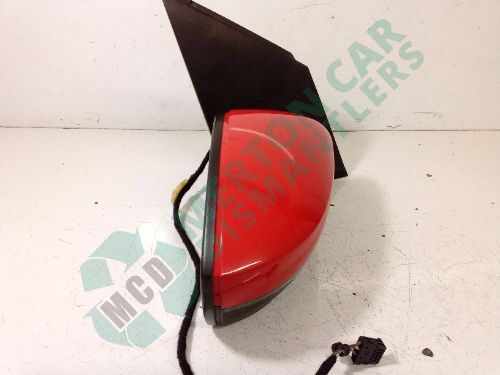 VOLKSWAGEN POLO MK5 (6R) 2009-2014 RED LP3G Wing Door Mirror Right Side Electric