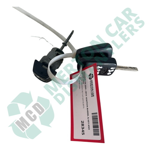 HYUNDAI I30 2009 - 2013 IGNITION BARREL & KEY AND DOOR LOCK