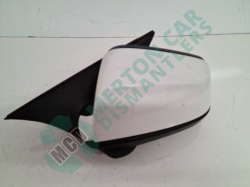 BMW 5 SERIES WHITE F10 WING MIRROR POWER FOLD CAMERA 3 PIN LEFT N/S
