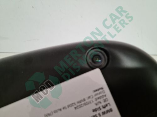 BMW 5 SERIES WHITE F10 WING MIRROR POWER FOLD CAMERA 3 PIN LEFT N/S